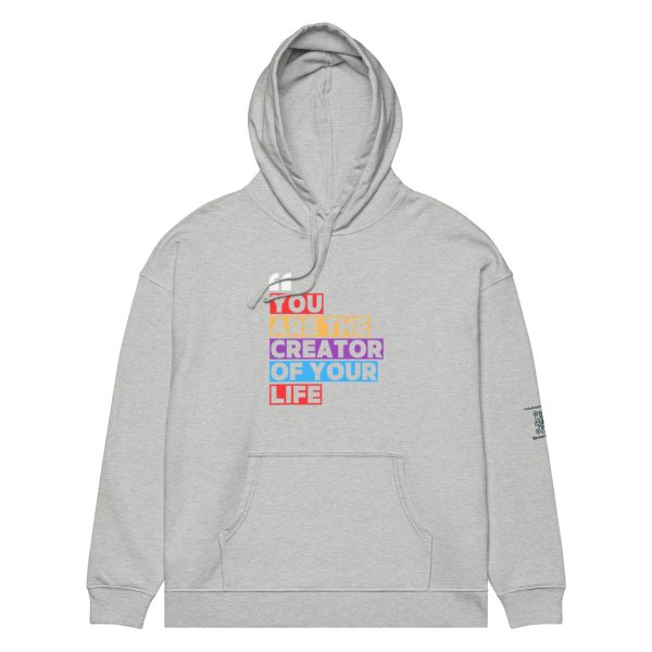 You Are the Creator of Your Life Unisex organic relaxed hoodie - Image 5