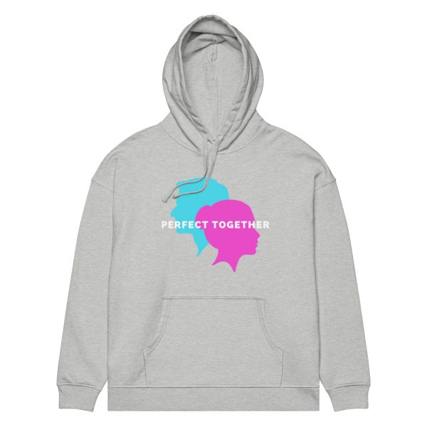 Perfect Together Unisex organic relaxed hoodie - Image 5