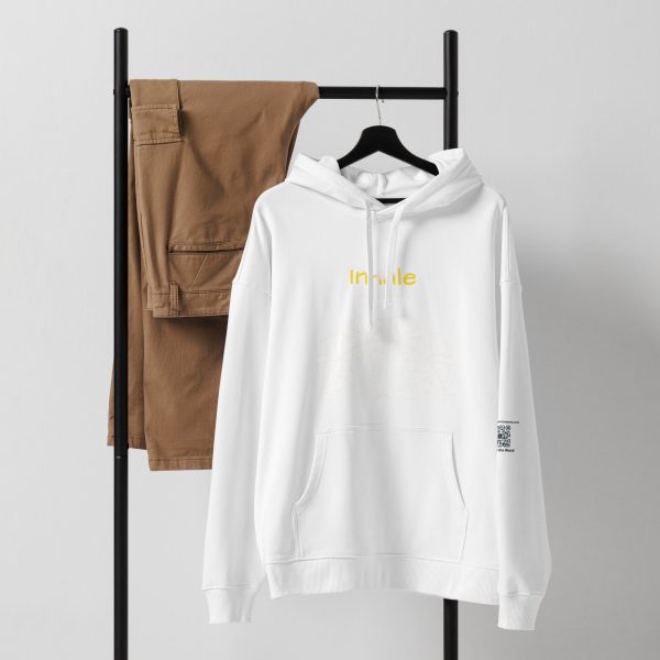Inhale and Breathe Unisex organic relaxed hoodie - Image 4