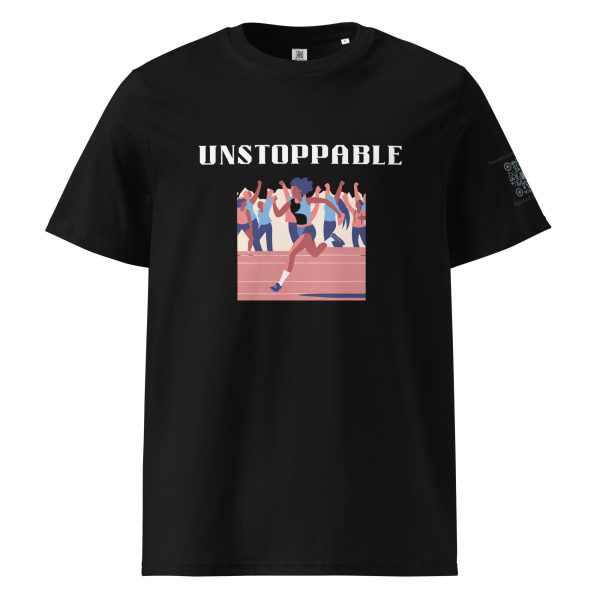 Unstoppable Unisex organic ribbed neck t-shirt