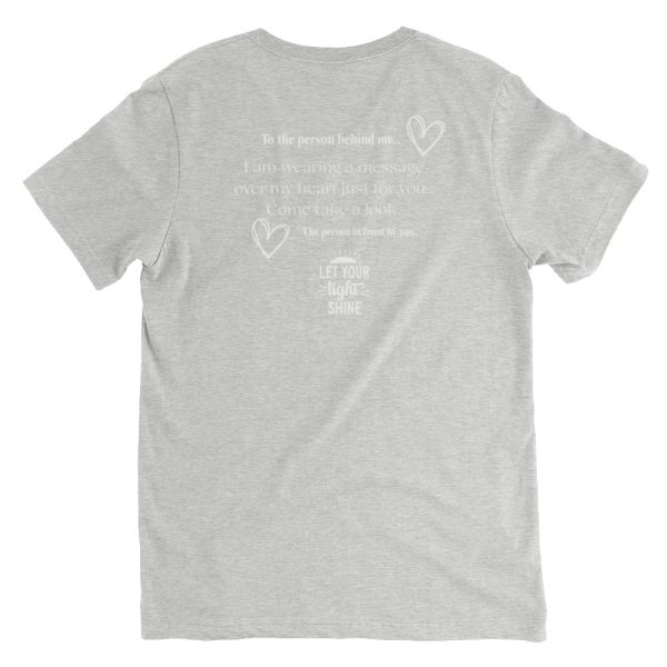Yoga Promoter Unisex Short Sleeve V-Neck T-Shirt - Image 6