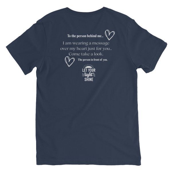 Yoga Promoter Unisex Short Sleeve V-Neck T-Shirt - Image 4