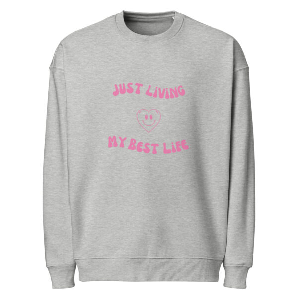 Just Living My Best Life Oversized Sweatshirt - Image 5