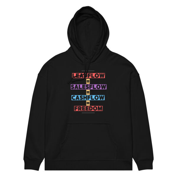 Leadflow to Freedom Unisex organic relaxed hoodie