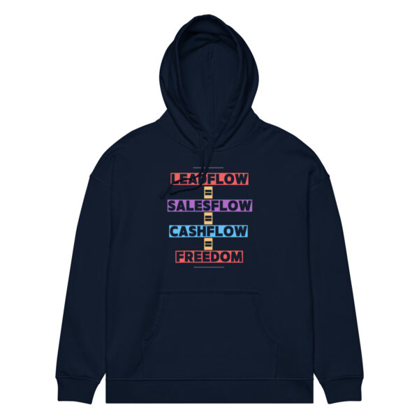 Leadflow to Freedom Unisex organic relaxed hoodie - Image 3